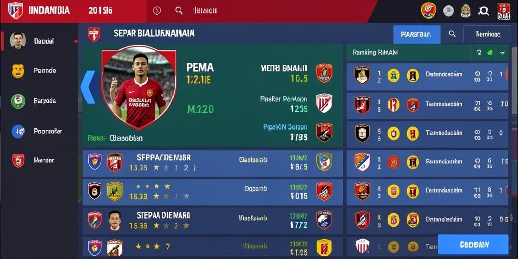 Tampilan antarmuka yang user-friendly dan modern.