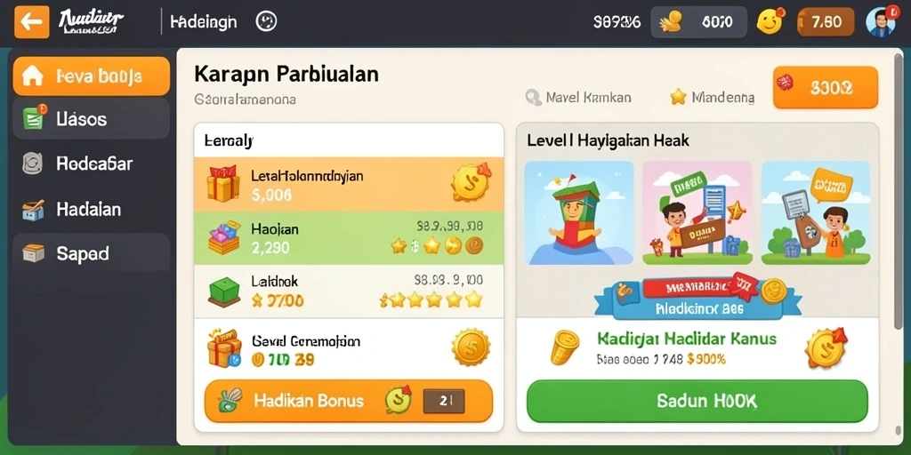 Tampilan antarmuka yang menarik dan mudah digunakan.