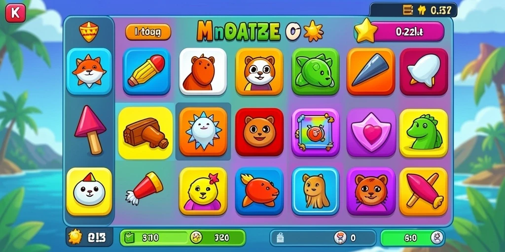 Tampilan awal game yang memukau dan menarik.