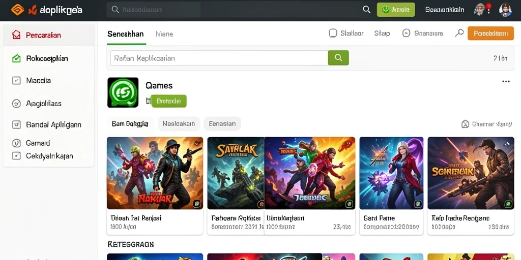 Screenshoot menampilkan tampilan awal permainan REJEKIPOP.