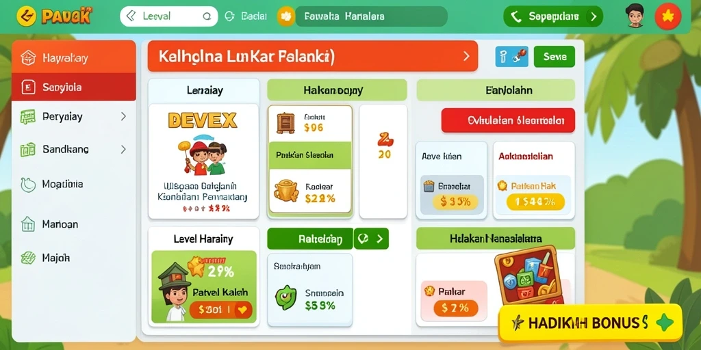 Antarmuka pengguna yang ramah dan menarik.
