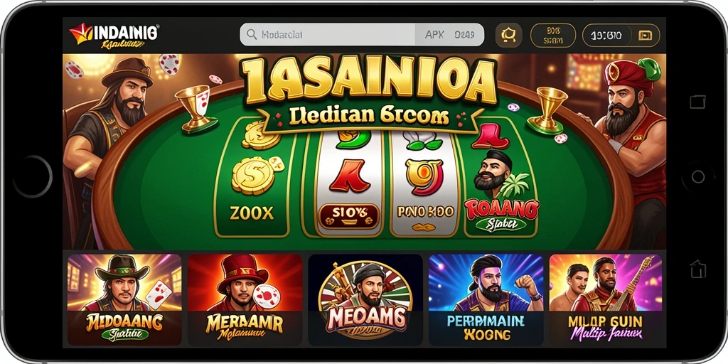 Screenshot menunjukkan tampilan utama permainan XXX777.